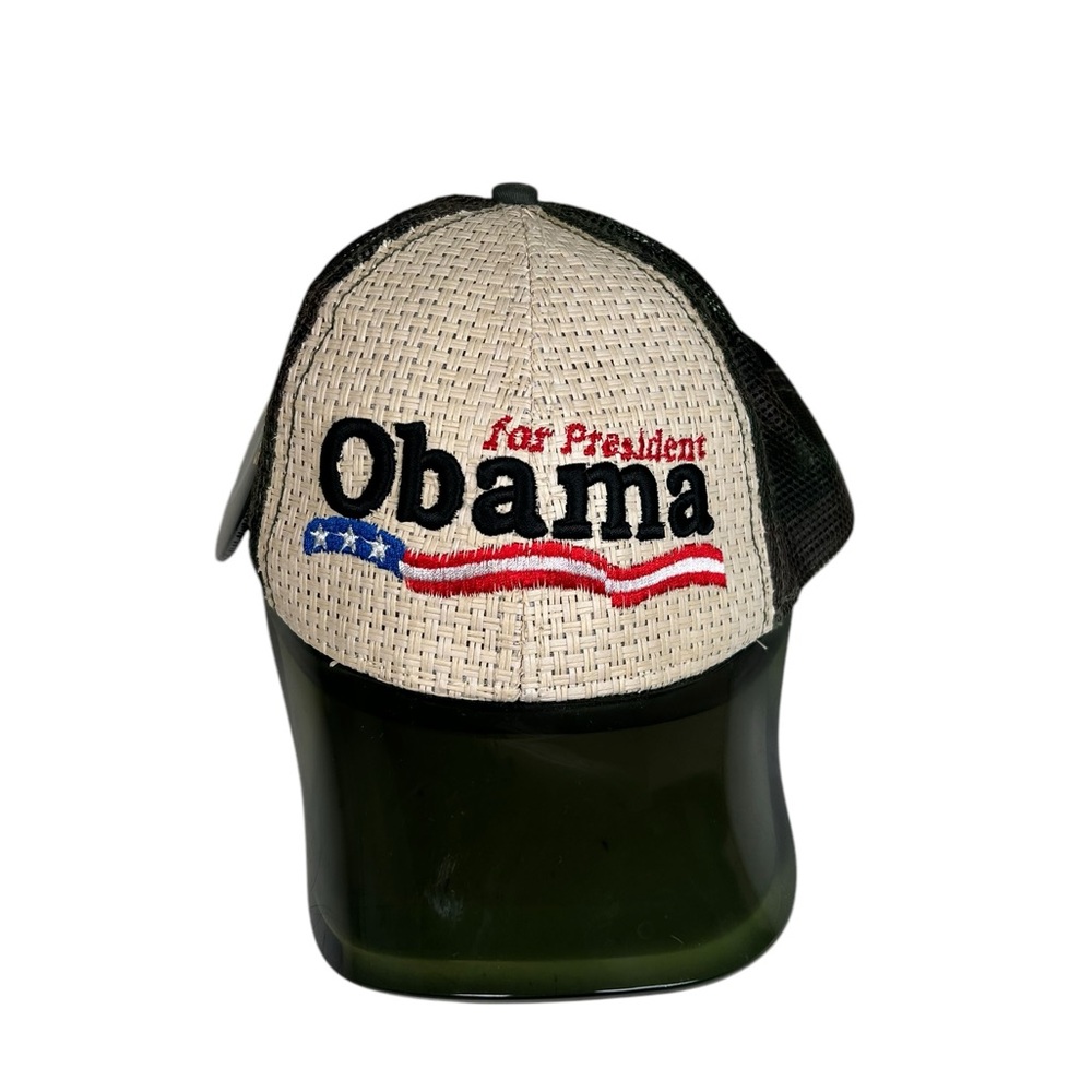 President Barack Obama Hat 2012 Election Adjustable Democrats Campaign Button